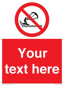 Custom No kite surfing